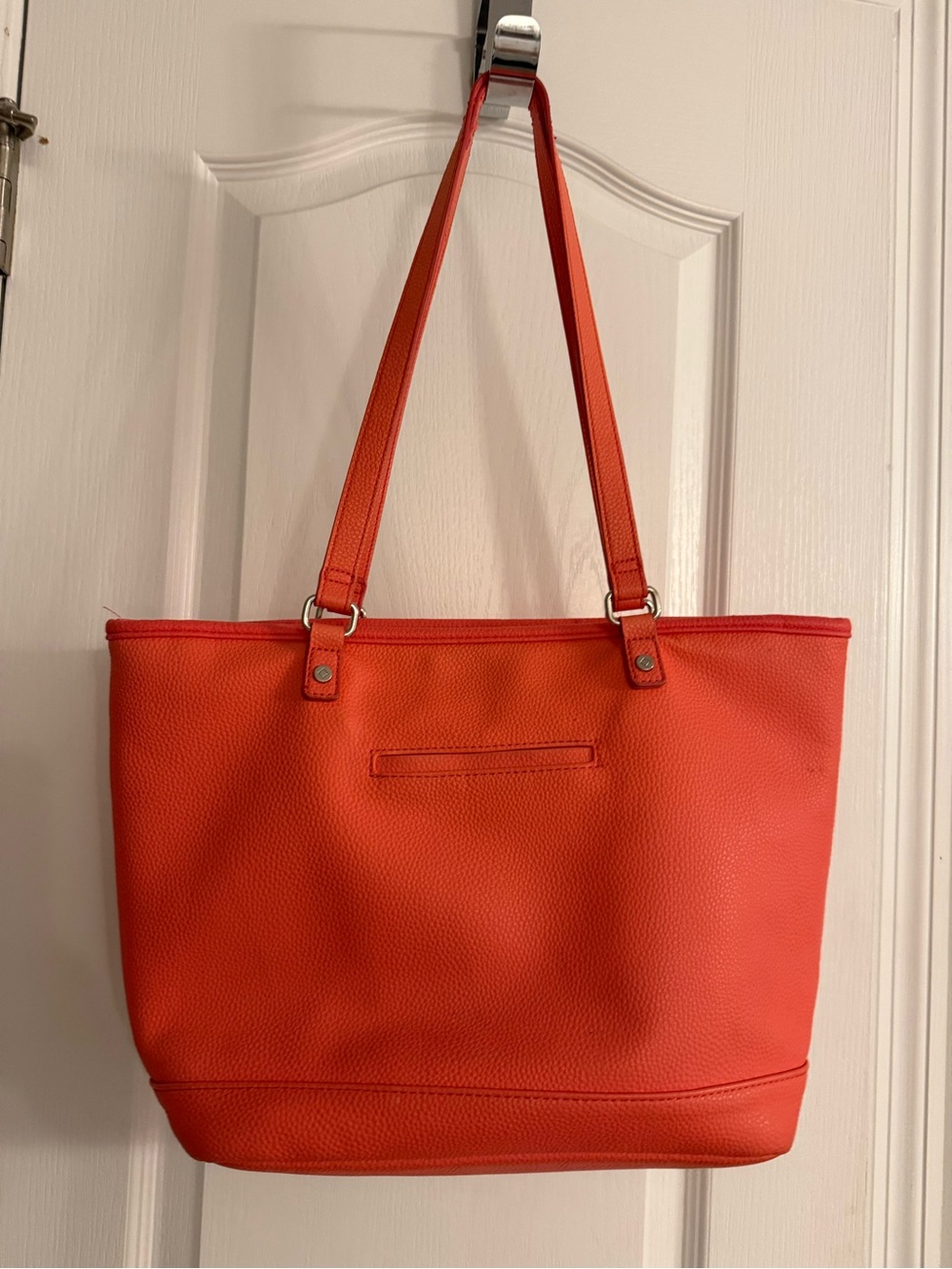 Thirty-One Coral Leather Tote Bag - Women